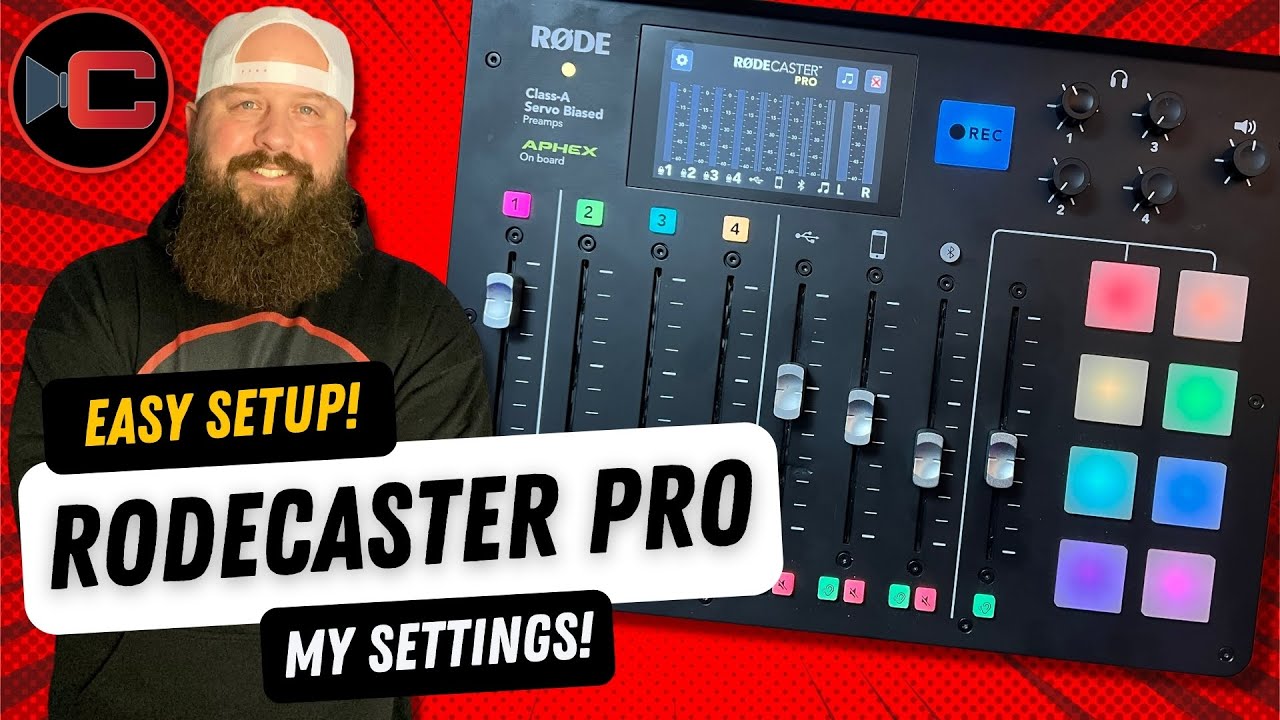 My Rodecaster Pro Settings - Quick Settings Guide!