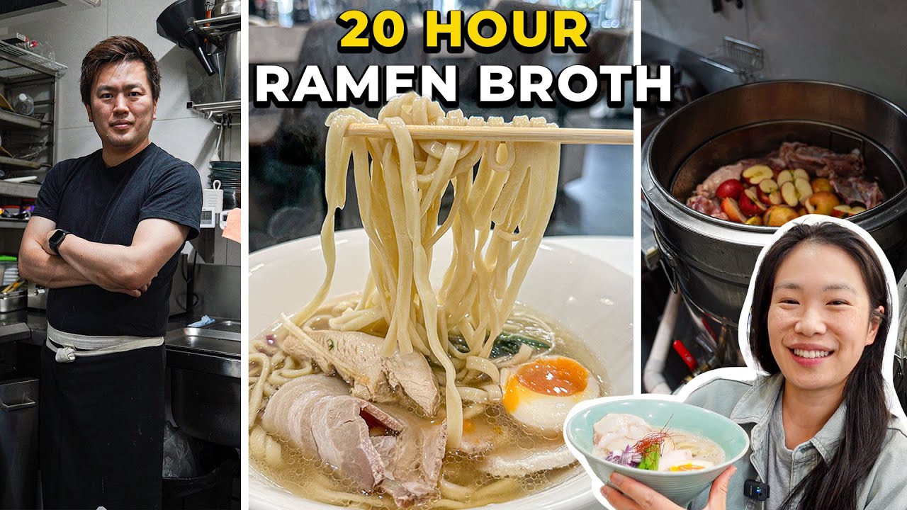 This Ramen Broth takes over 20 Hours to Make! Amazing Ramen Noodles in Sydney | Weekly Food Vlog