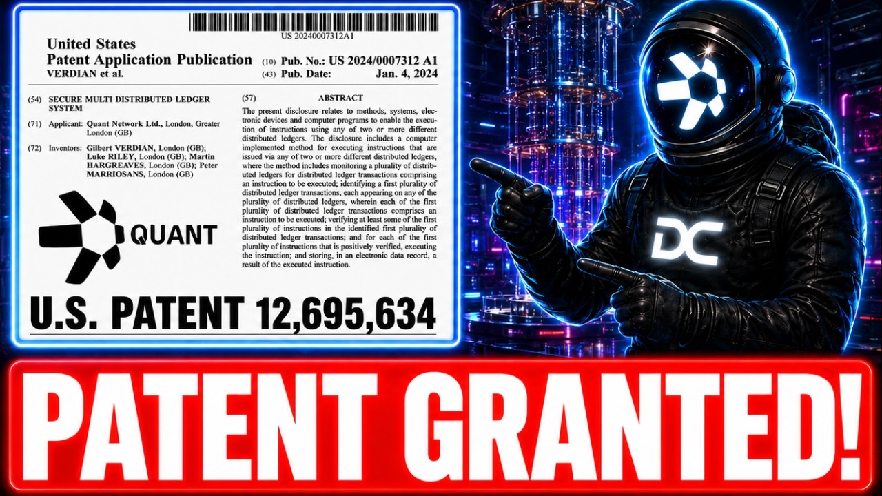 Quant Just Secured a Major U.S. Patent&mdash;Why QNT Investors Should Care