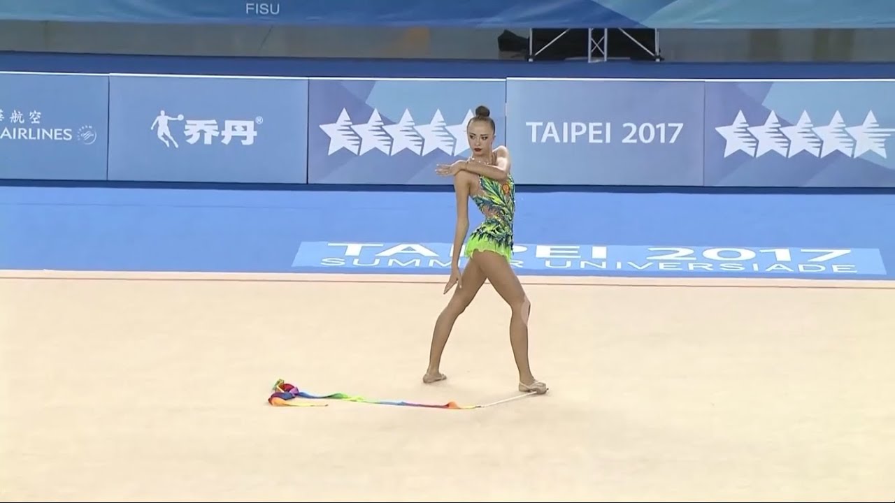 Yulia Bravikova Ribbon Final - Universiade 2017