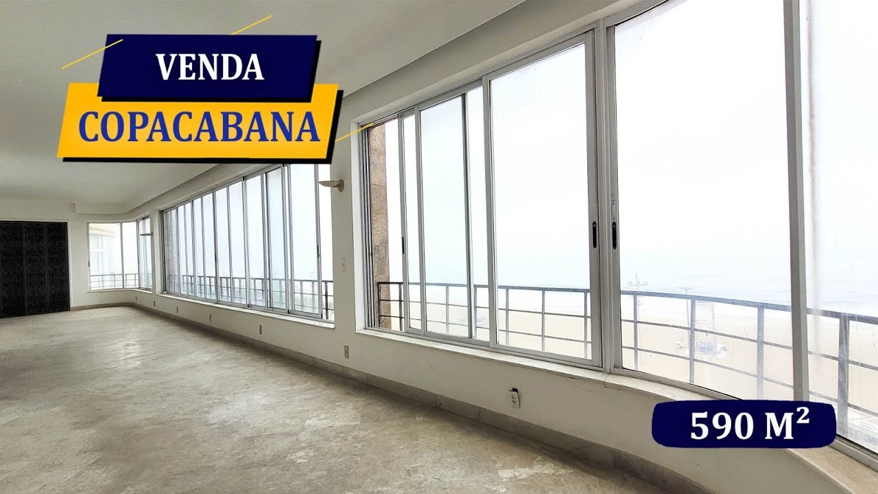 PRAIA DE COPACABANA ALTÍSSIMO PADRÃO 590M2 VISTA DESLUMBRANTE PANORÂMICA 5 QUARTOS 6 BANHEIROS VAGA