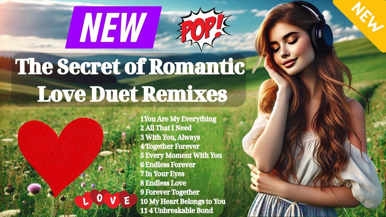 🎶✅Latest Love Songs 2025 - Popballad & EDM/ REMIX The Secret of Romantic Love Duet Remixes