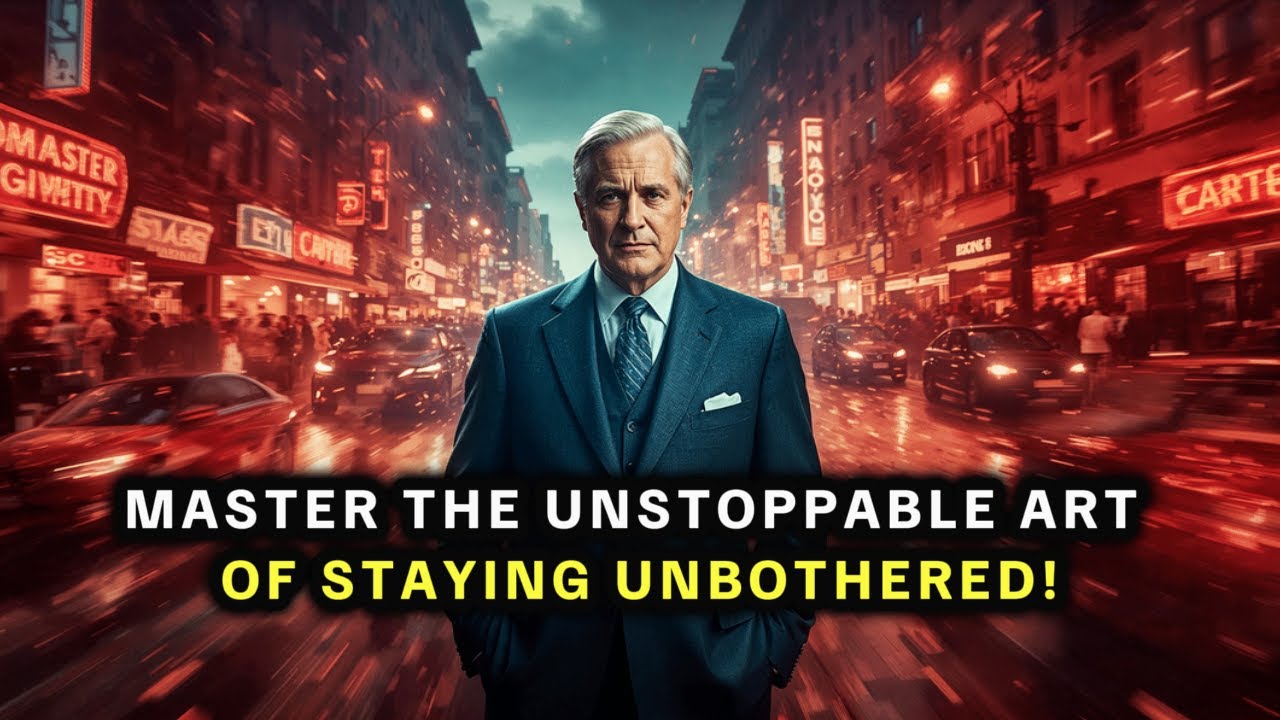 MASTER THE UNSTOPPABLE ART OF STAYING UNBOTHERED, NO MATTER WHAT COMES YOUR WAY - DALE CARNEGIE