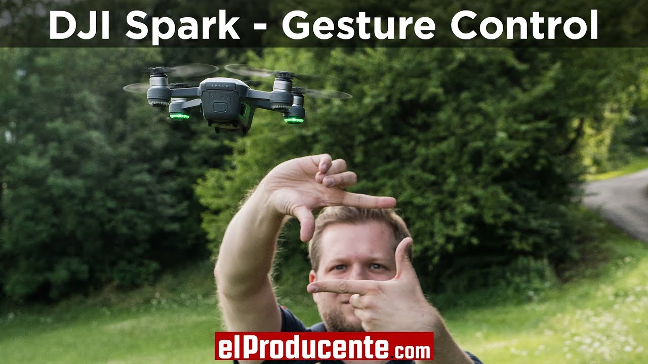 DJI Spark Gesture Control - Tutorial & Use Case Demo