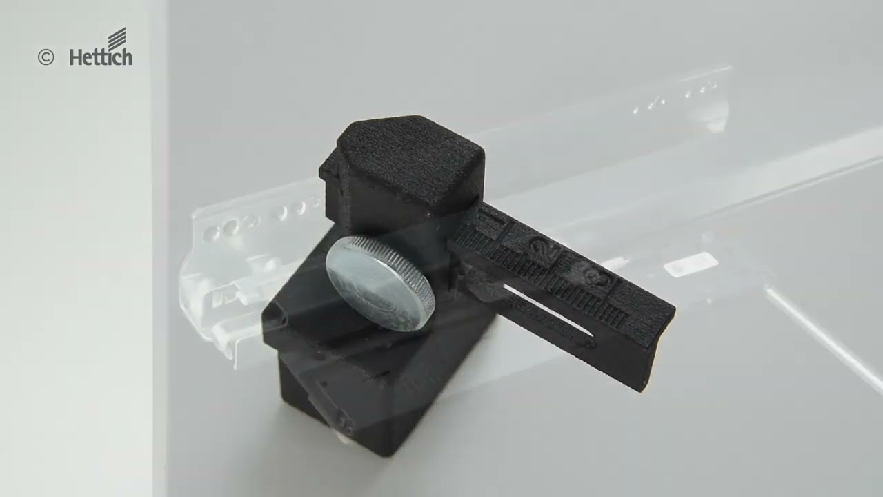 Hettich - vid&eacute;o BlueJig Push to open