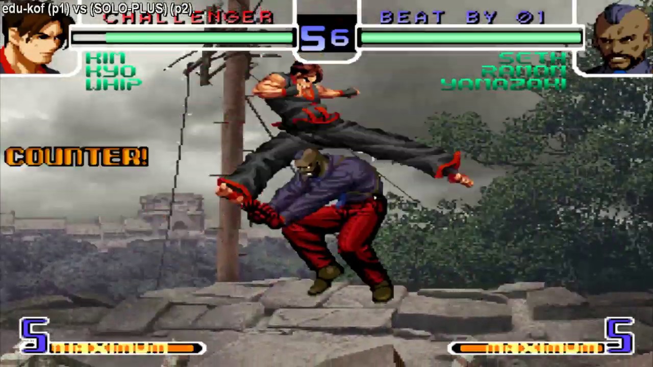 RETA DE KOF02 ONLINE edu-kof (EC) VS (MX) (SOLO-PLUS)  PARTE 1