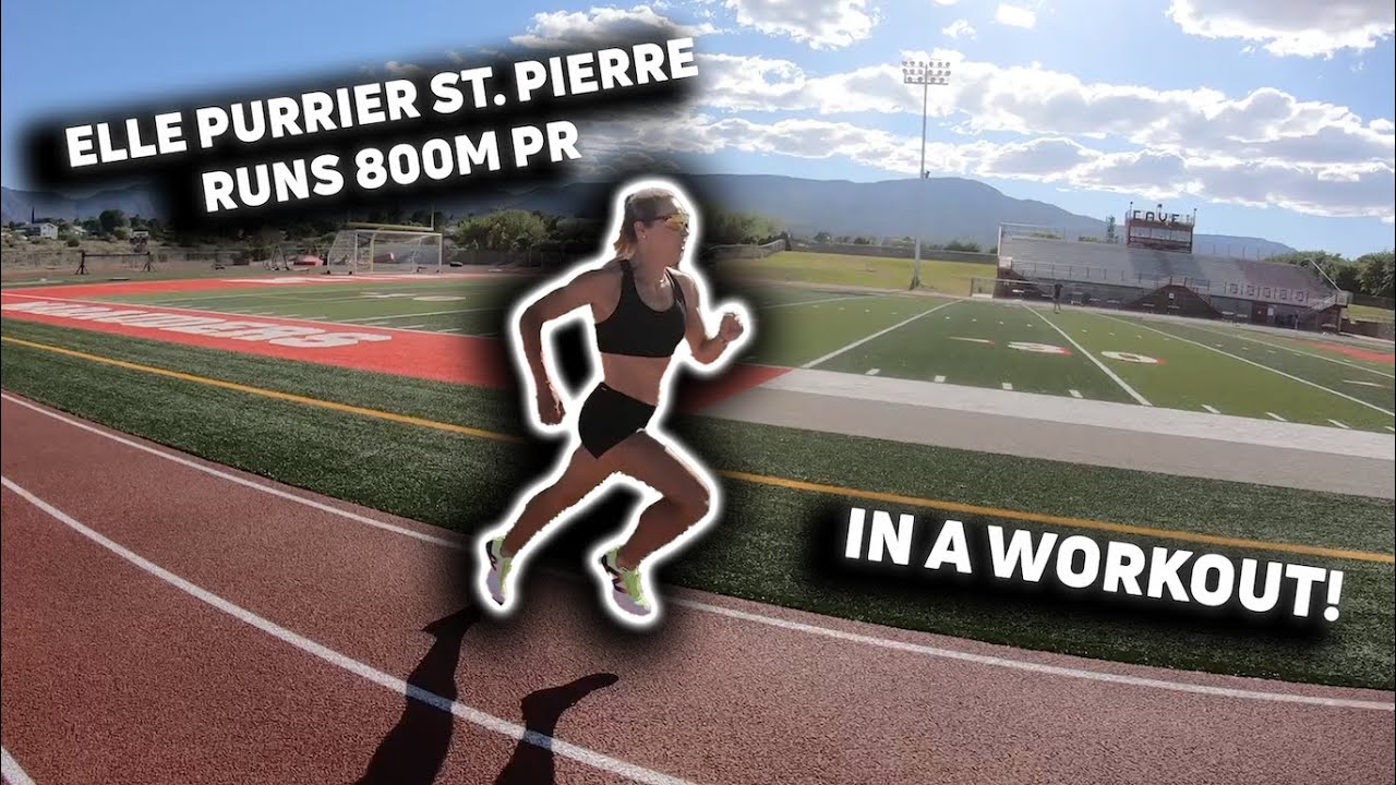 Elle Purrier St. Pierre Runs 800m PR During A Workout! | Workout Wednesday