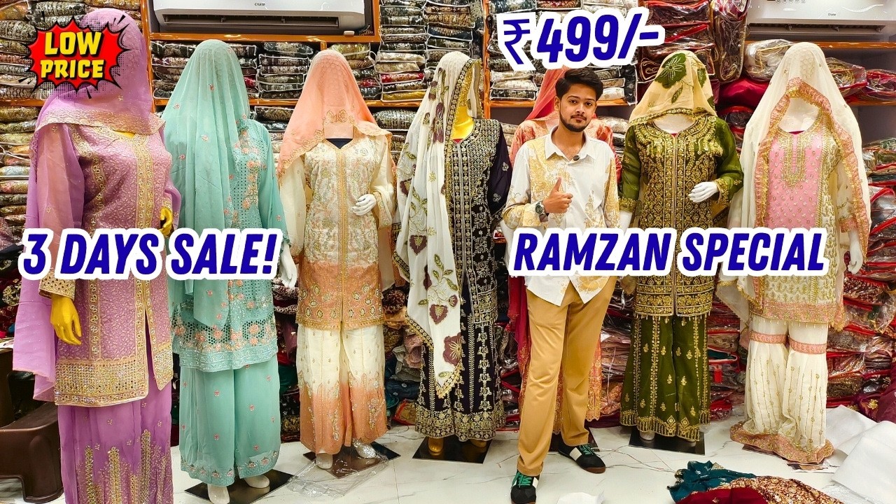 Fancy Partywear Suits | 3 Days SALE! Garara Plazzo Wedding Suits Hyderabad Shopping