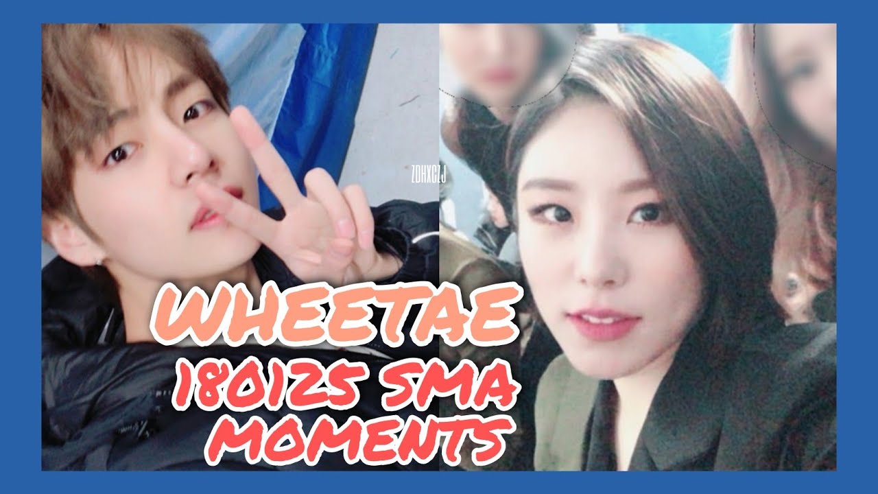 MAMAMOO Wheein × BTS V(Taehyung) -180125 SMA wheetae moments