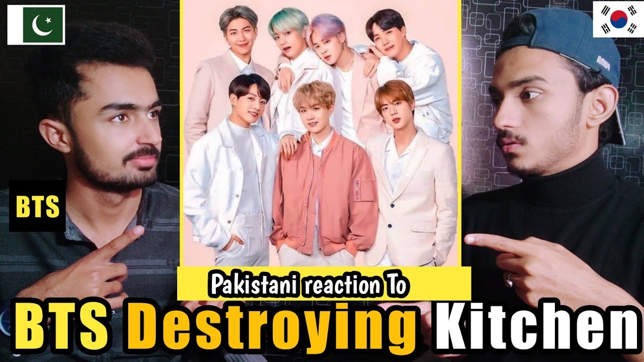Pakistani reaction to BTS DESTROYING KITCHEN | @PsycoooBoys