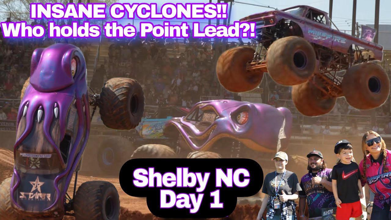 SENDING IT IN SHELBY! All Star Monster Trucks Shelby 2026 Day One Recap!