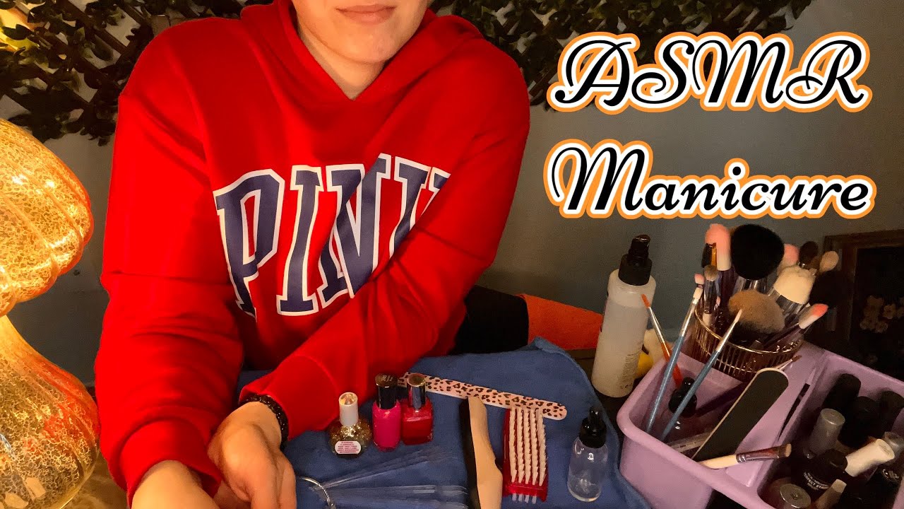 ASMR Doing Your Nails for Valentines Day❣️(REALISTIC SOUNDS)