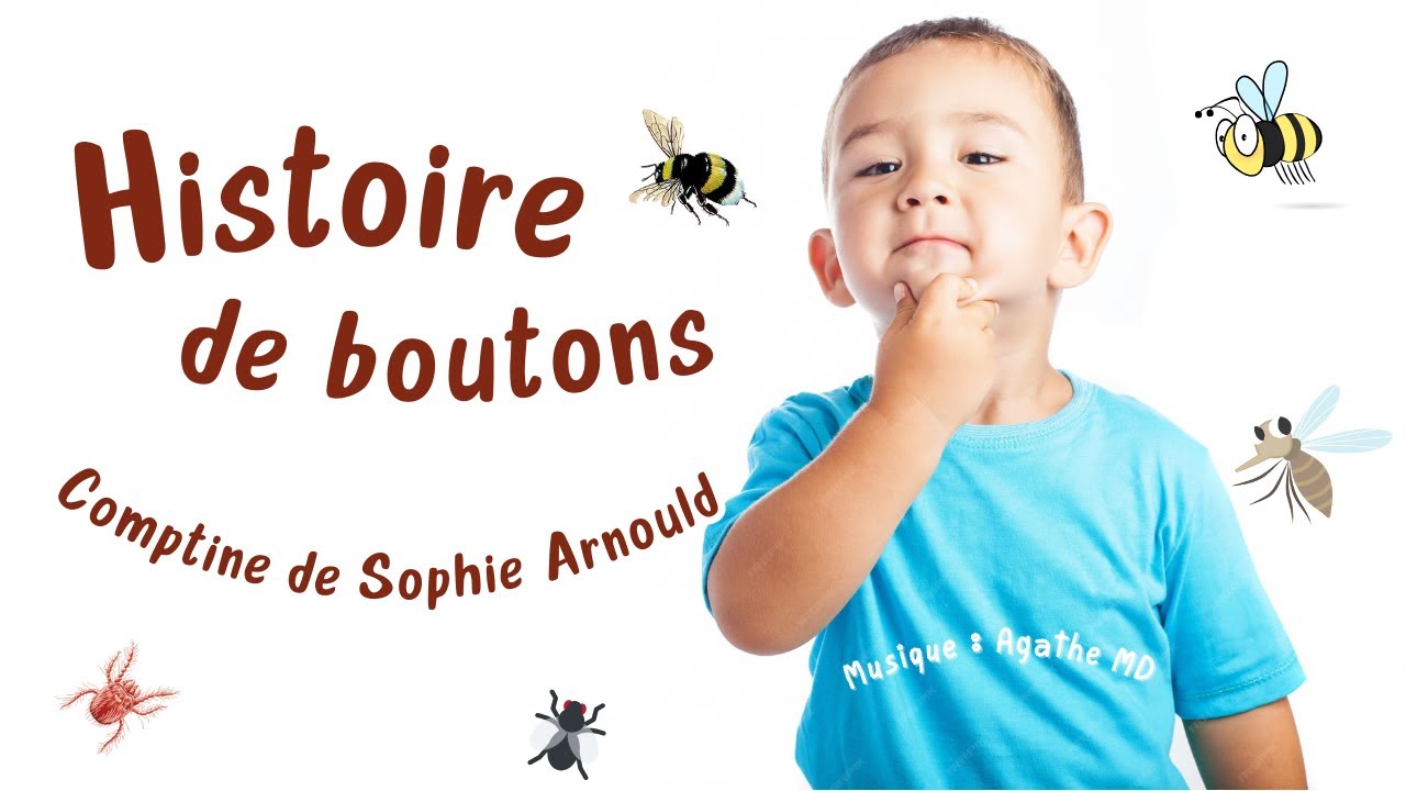 HISTOIRE DE BOUTONS - Comptine de Sophie Arnould mise en musique et interprétée par Agathe MD