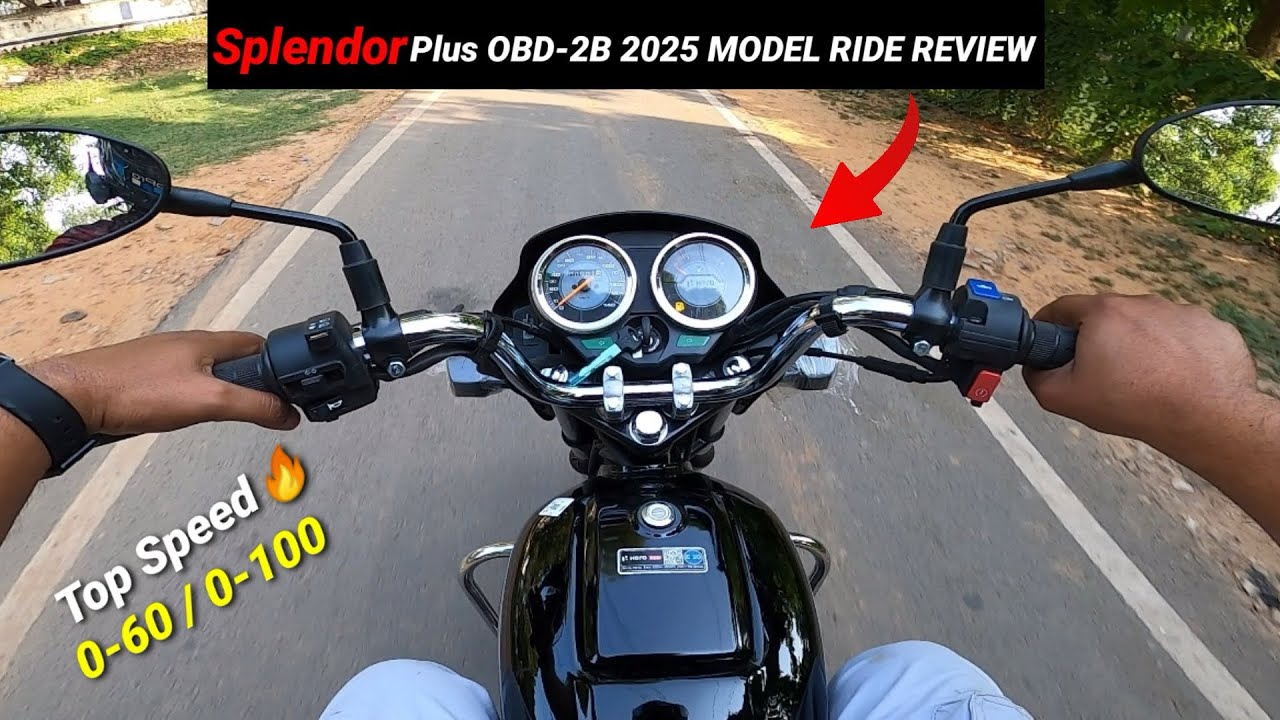 2025 Model Hero Splendor Plus OBD-2B Ride Review|Splendor Plus New Model 2025 Hero Splendor Plus