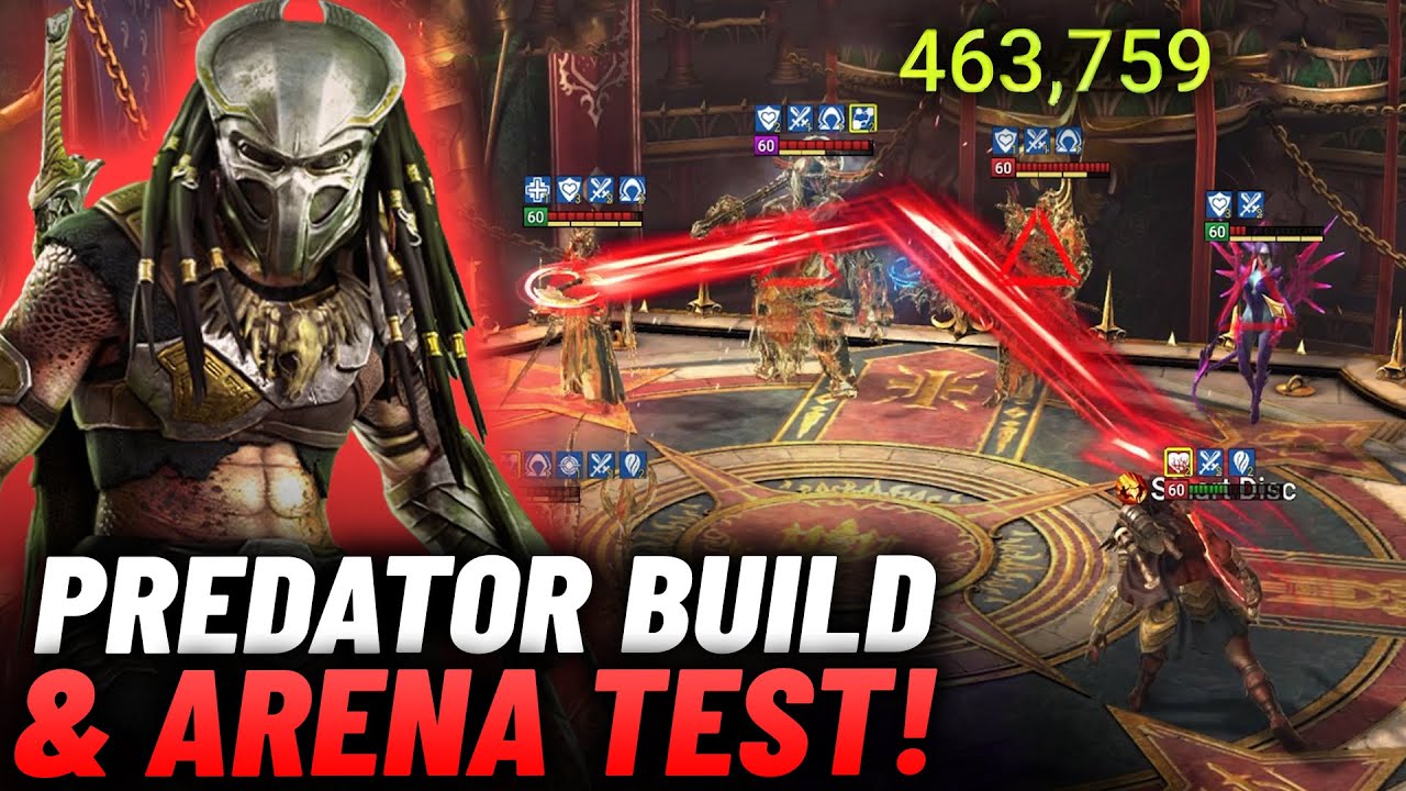 I Got to Try PREDATOR Early... AND HE'S INSANE! (Full Build & Showcase) - Raid Shadow Legends Guide