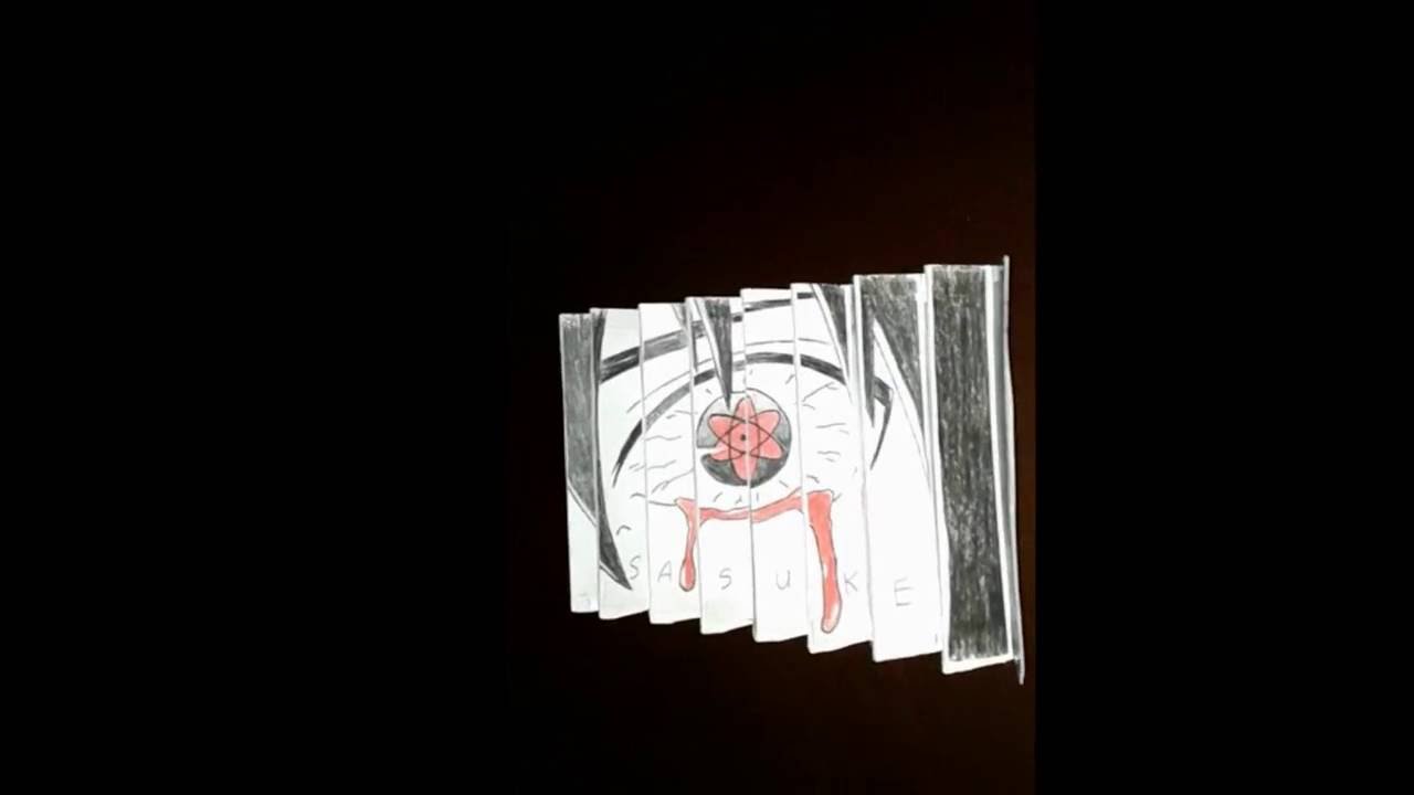 Amazing Uchiha Sasuke Amaterasu Illusion Drawing.