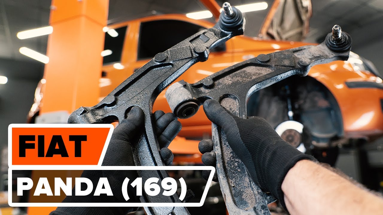 Come sostituire braccio oscillante anteriore su FIAT PANDA (169) [VIDEO TUTORIAL DI AUTODOC]