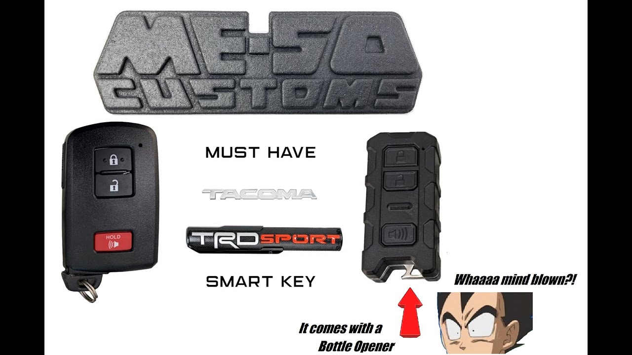 MESO Customs Minimalist Key fob Install + Review | Tacoma Key fob Mod