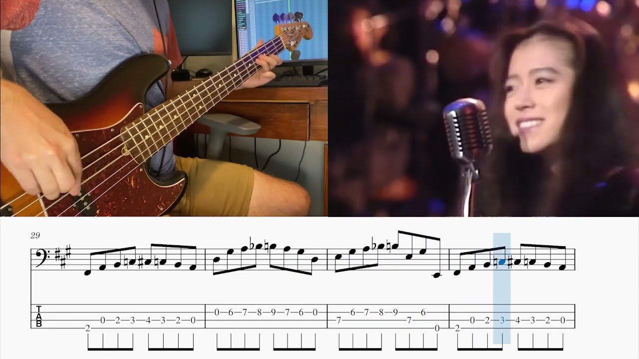 Tattoo - Akina Nakamori (Bass Cover + Tab)