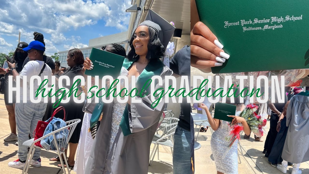 HIGH SCHOOL GRADUATION || grwm, hair, nails, makeup & more…