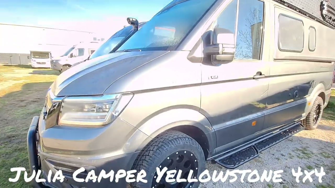 Julia camper Yellowstone 4x4 Air Suspension from VB Suspension. MAN TGE AWD Campervans
