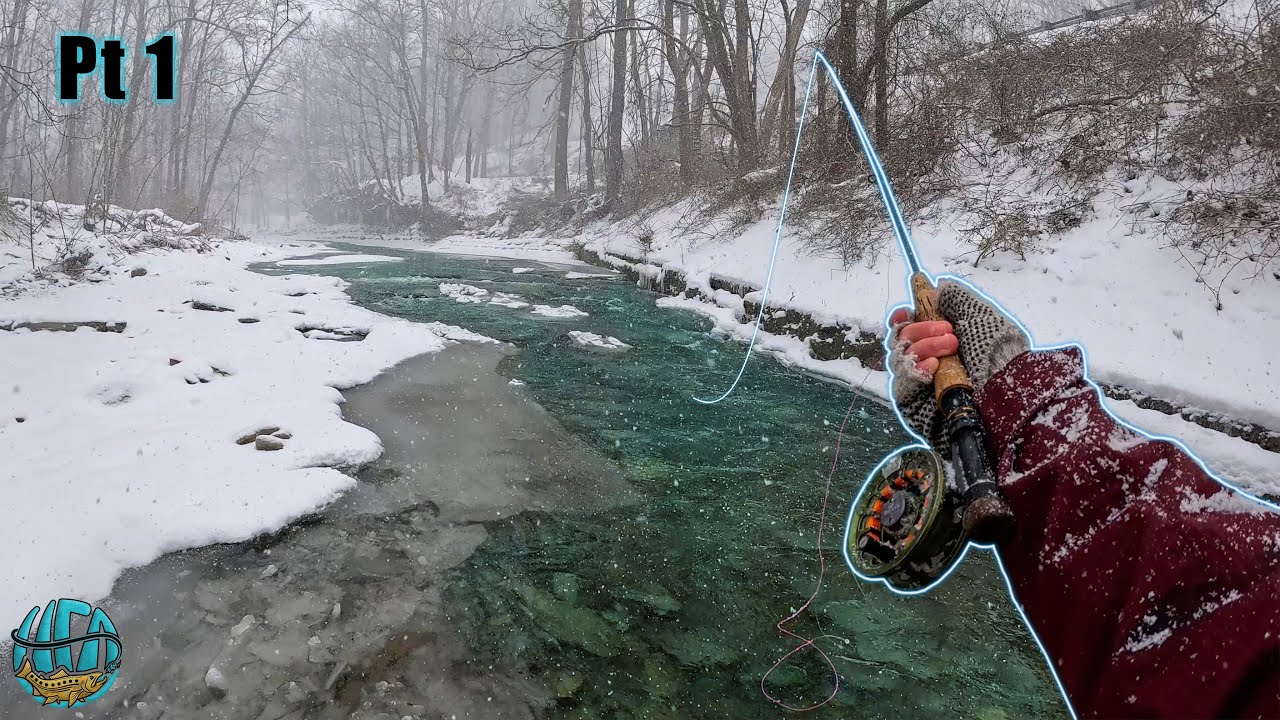 Fly Fishing some of the Most Miserable Conditions on Earth! (Erie Steelhead Pt 1)