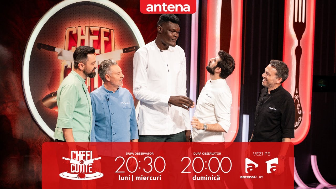 Bradley, cel mai înalt om din Africa, la Chefi la cuțite! Cu ce i-a impresionat pe jurați