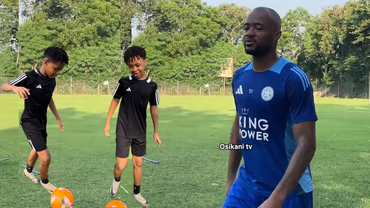 BLACK STARS CAPTAIN JORDAN AYEW TRAIN WITH HIS SON KIYAN AYEW & OTHERS AHEAD OF BIG SEASON