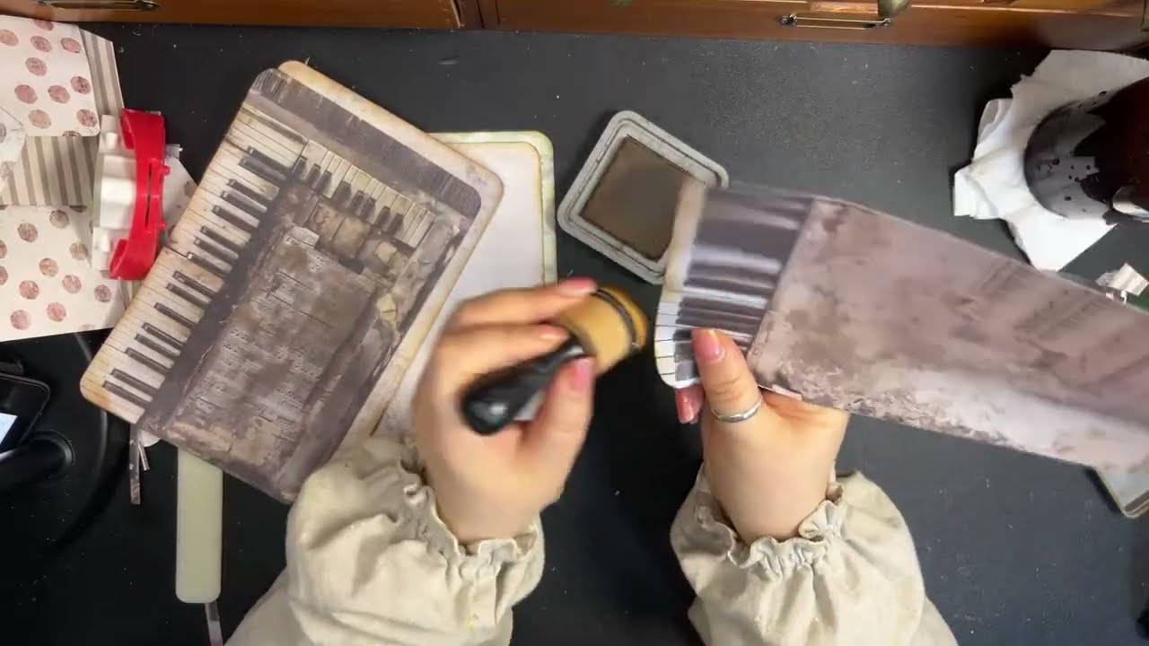 Flipbook-Junk Journal-Vintage Journal 4K ASMR #flipbook #vintagejournal #alteredjournal #junkjournal