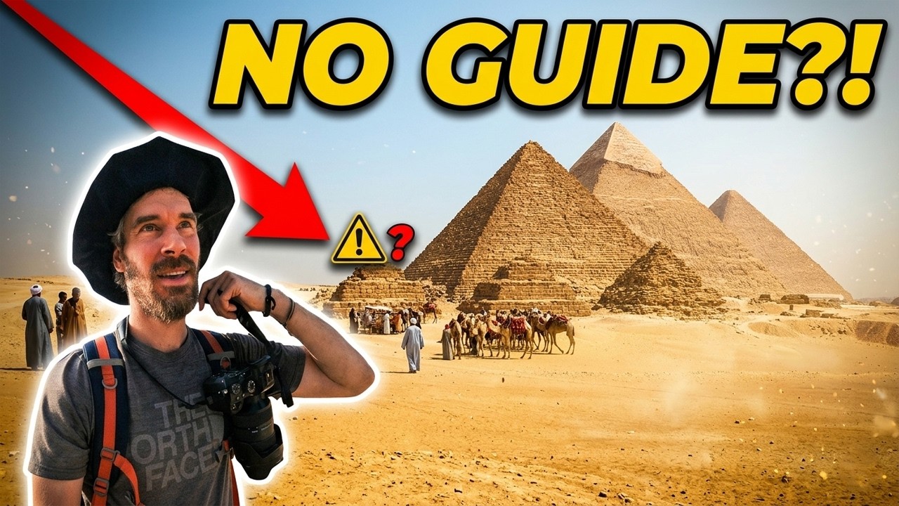 How to Visit the Pyramids of Giza WITHOUT a GUIDE!!