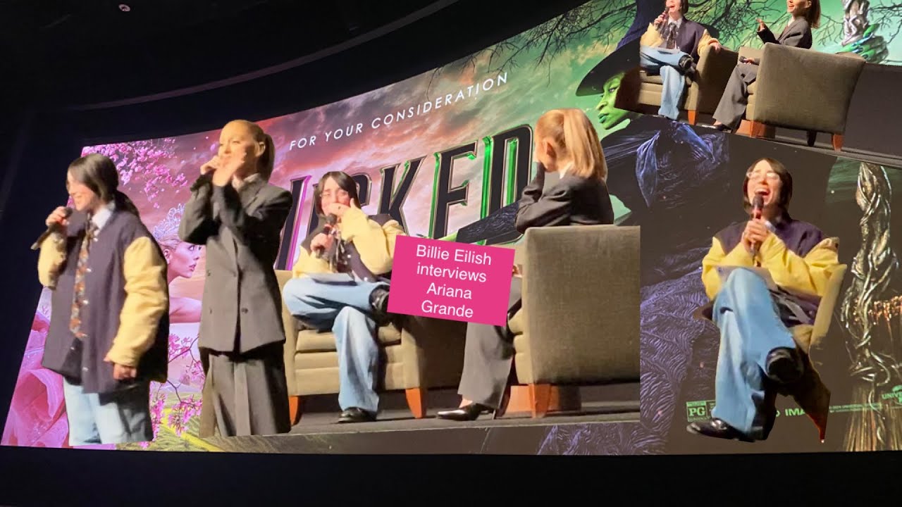 Billie Eilish interviews Ariana Grande for Wicked full version