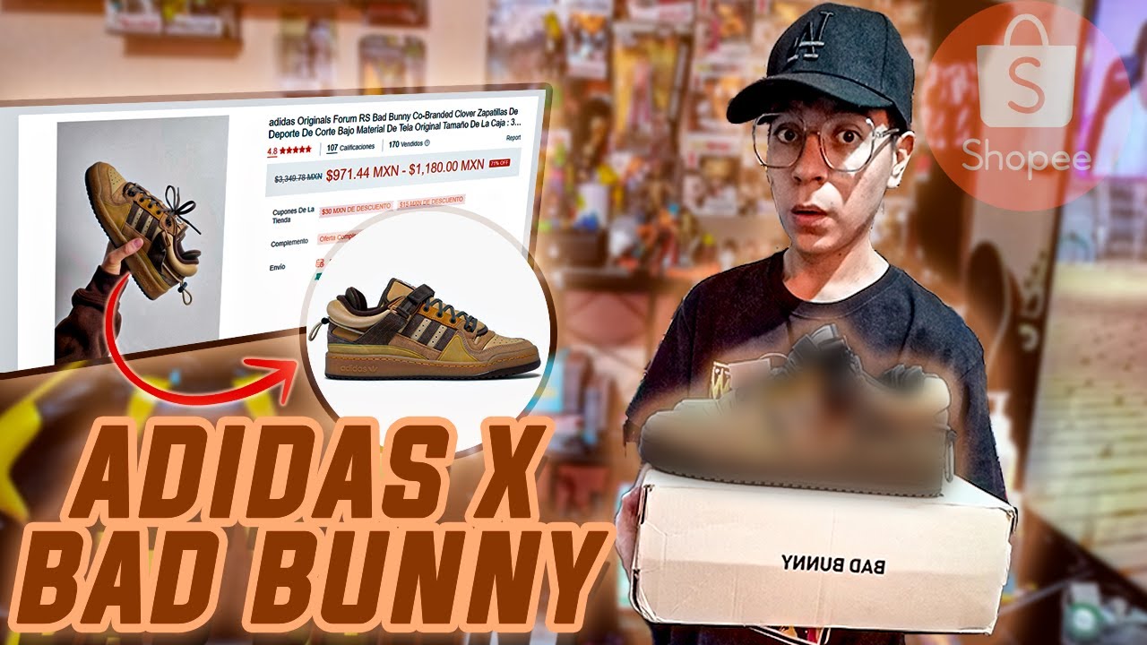 UNBOXING! Compré los Adidas Forum de Bad Bunny (First cafe) en Shopee