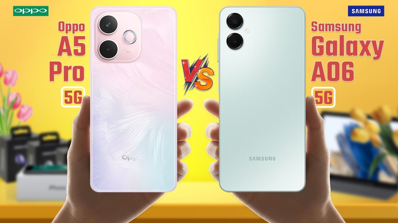 Oppo A5 Pro Vs Samsung Galaxy A06 5G | Full Comparison 🔥 Which One Is Best?