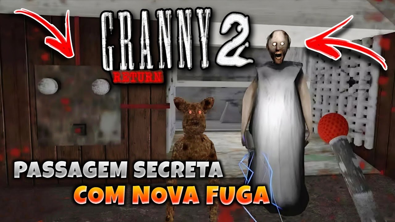 DESCOBRI A PASSAGEM NO TAPETE E CONSEGUI ESCAPAR DA CASA! - Granny 2 Return