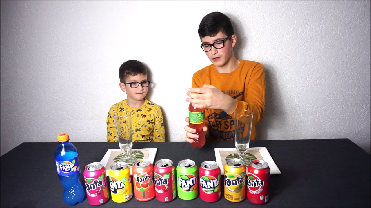 Wir probieren verschiedene Fanta Sorten