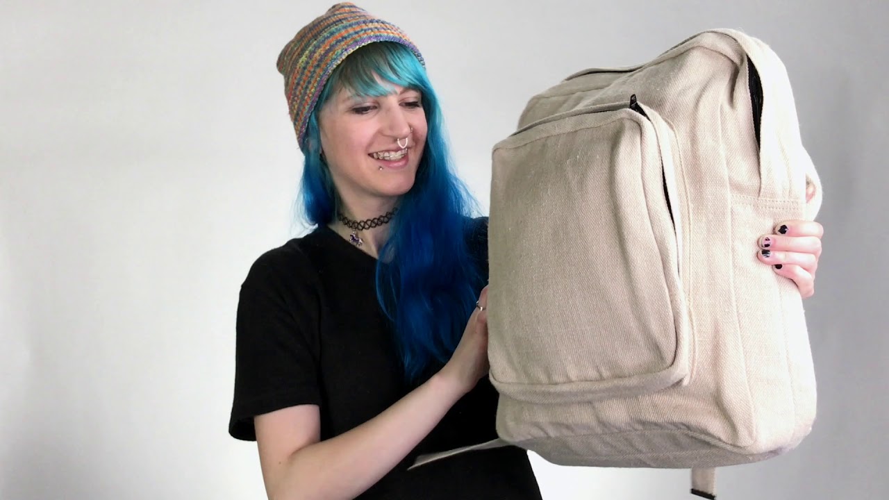 Handmade Organic Hemp Backpack Is Ethical & Sweatshop-free