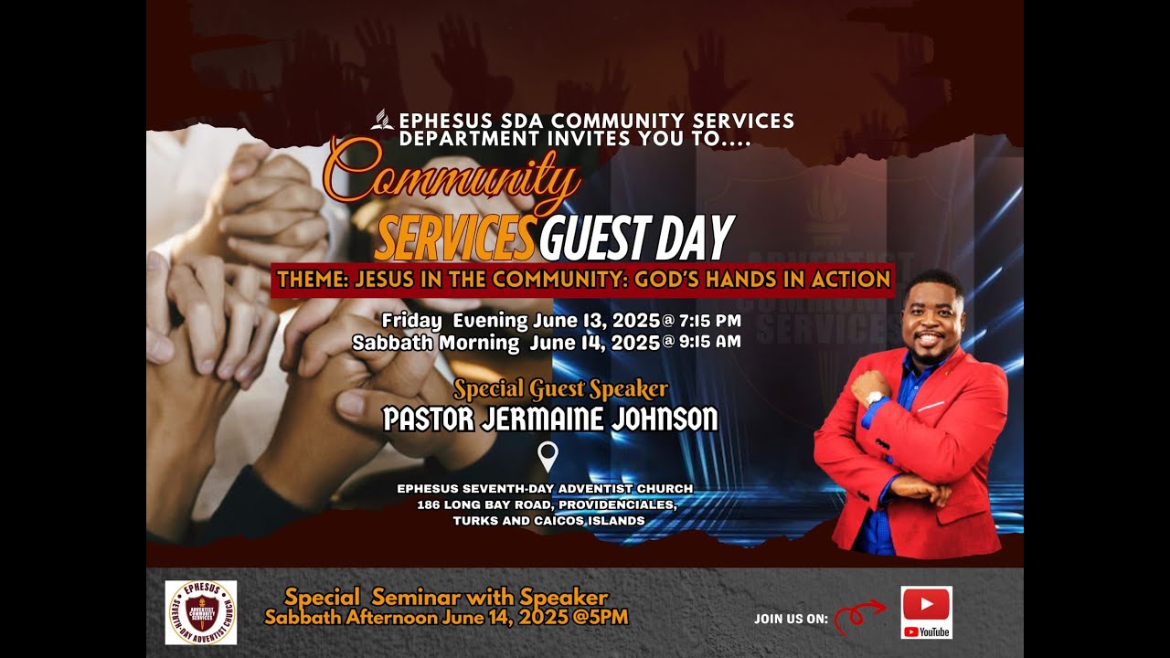 Seminar | Jesus in the Community: God's Hands in Action | Community Service Guest Day