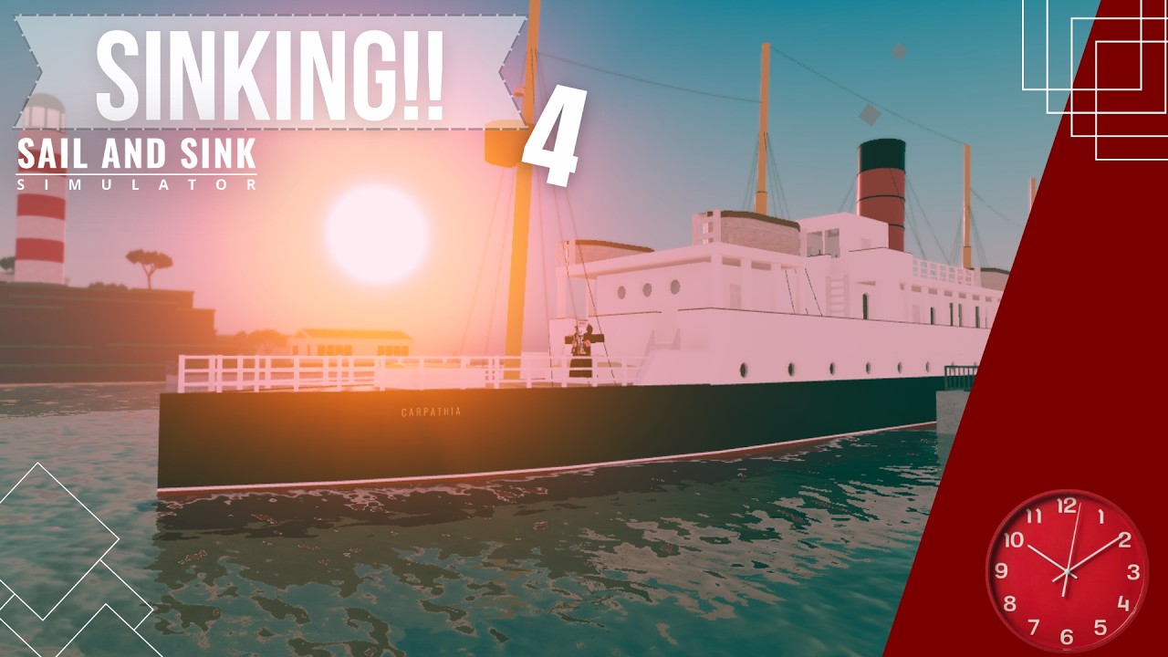 The sinking of the RMS Carpathia 4 | sail and Sink Simulator