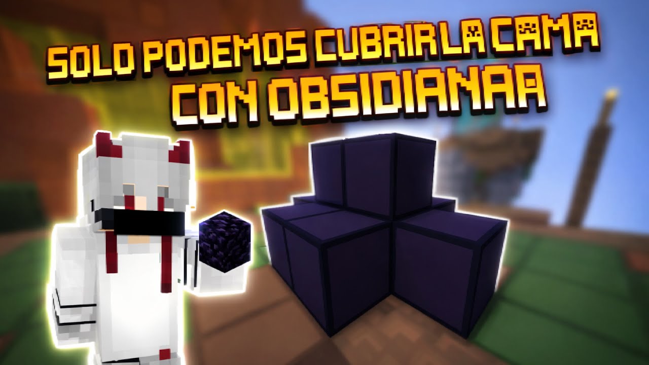 Intenté ganar BedWars usando SOLO OBSIDIANA... (Minecraft BedWars)