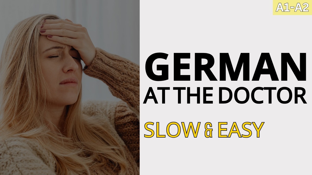 5 Min German – At the doctor (A1–A2)