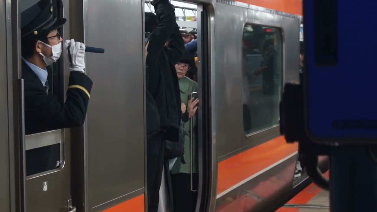 【非常ブレーキ引きスイッチ使用‼】北朝霞駅での荷物（服）挟まり　～　発車