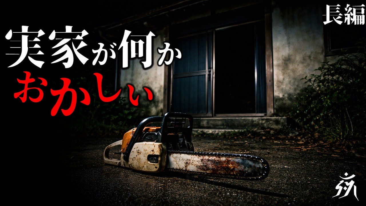 【怖い話】久々に実家に帰ったら全てがおかしくなっていた【怪談朗読】途中広告無し/作業用BGM/睡眠用BGM【奇々怪々】夜の朗読屋
