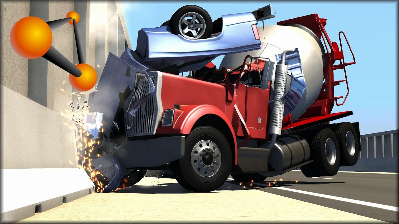 BeamNG Drive: случайный автомобиль №33, краш-тест №145 — Insanegaz