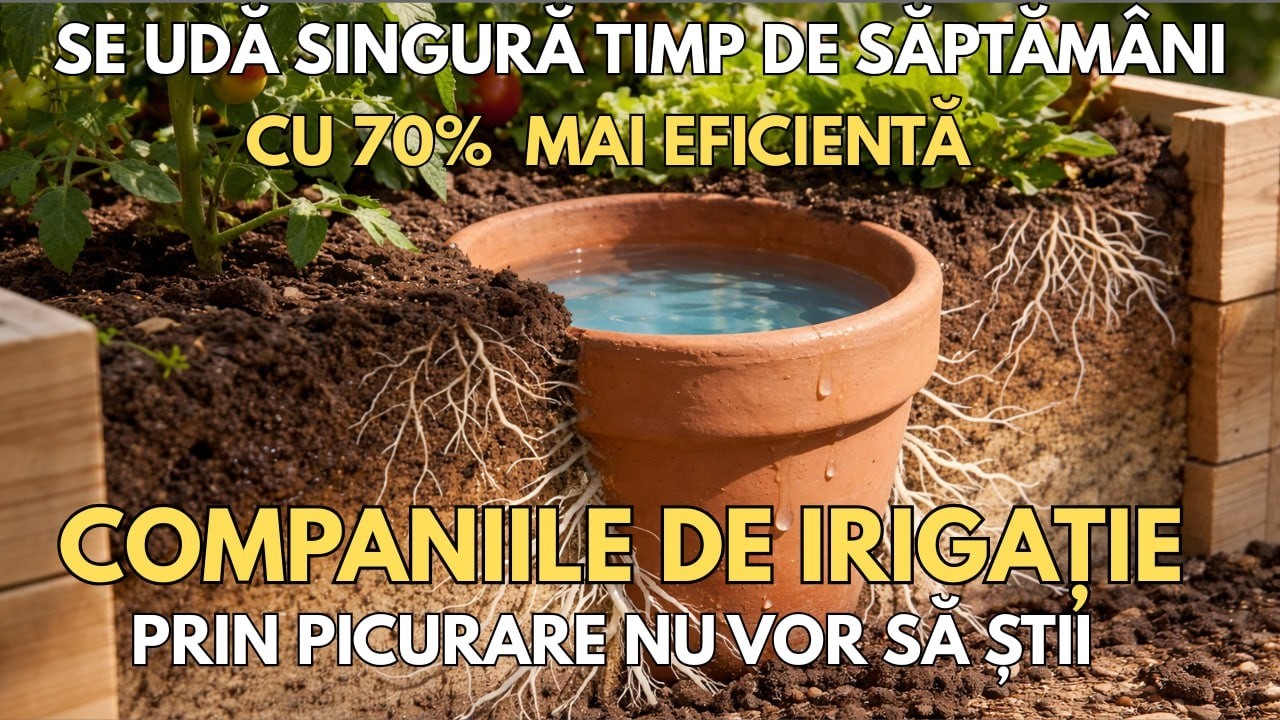 Uită să mai uzi grădina timp de săptămâni cu acest sistem vechi de 4.000 de ani.