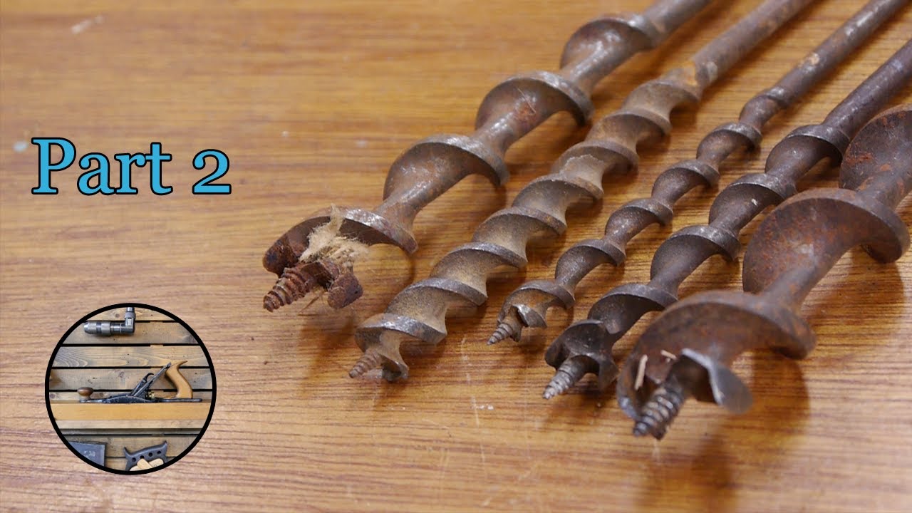 Sharpening and restoring vintage auger bits | Part 2