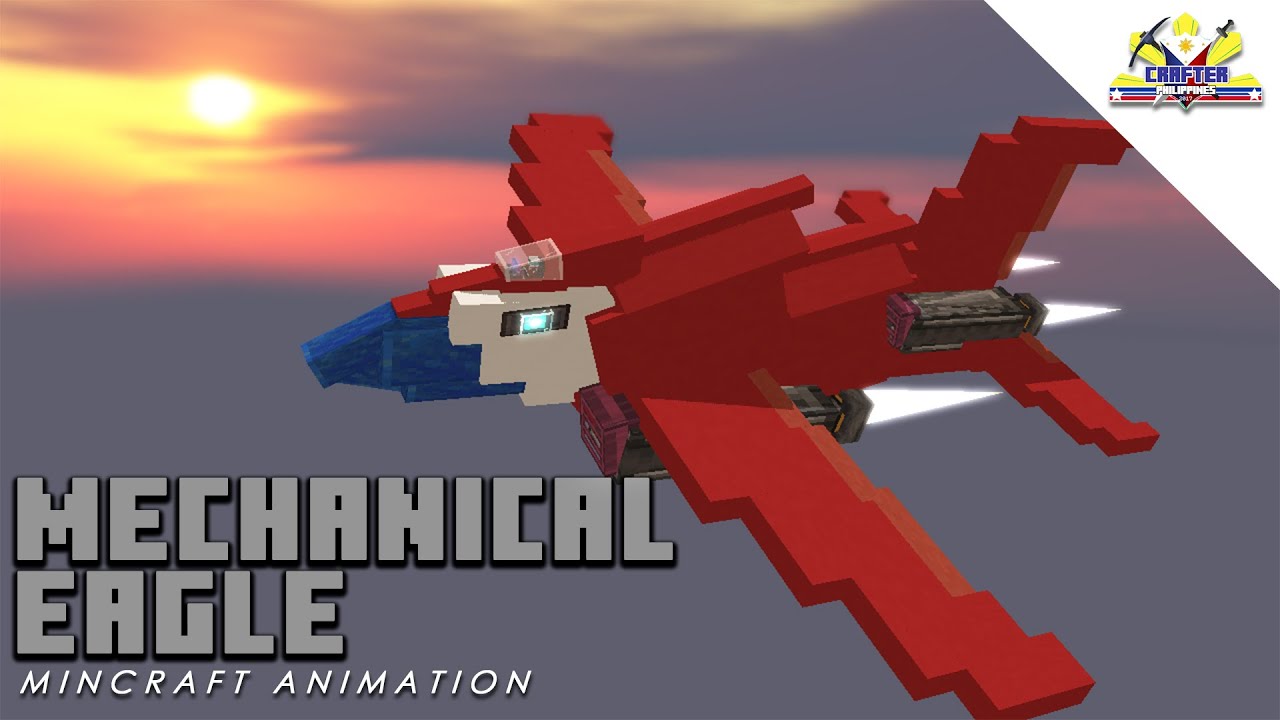 Voltes V: Mechanical Eagle (Minecraft Animation) by Crafter Philippines Mine-imator Version 2