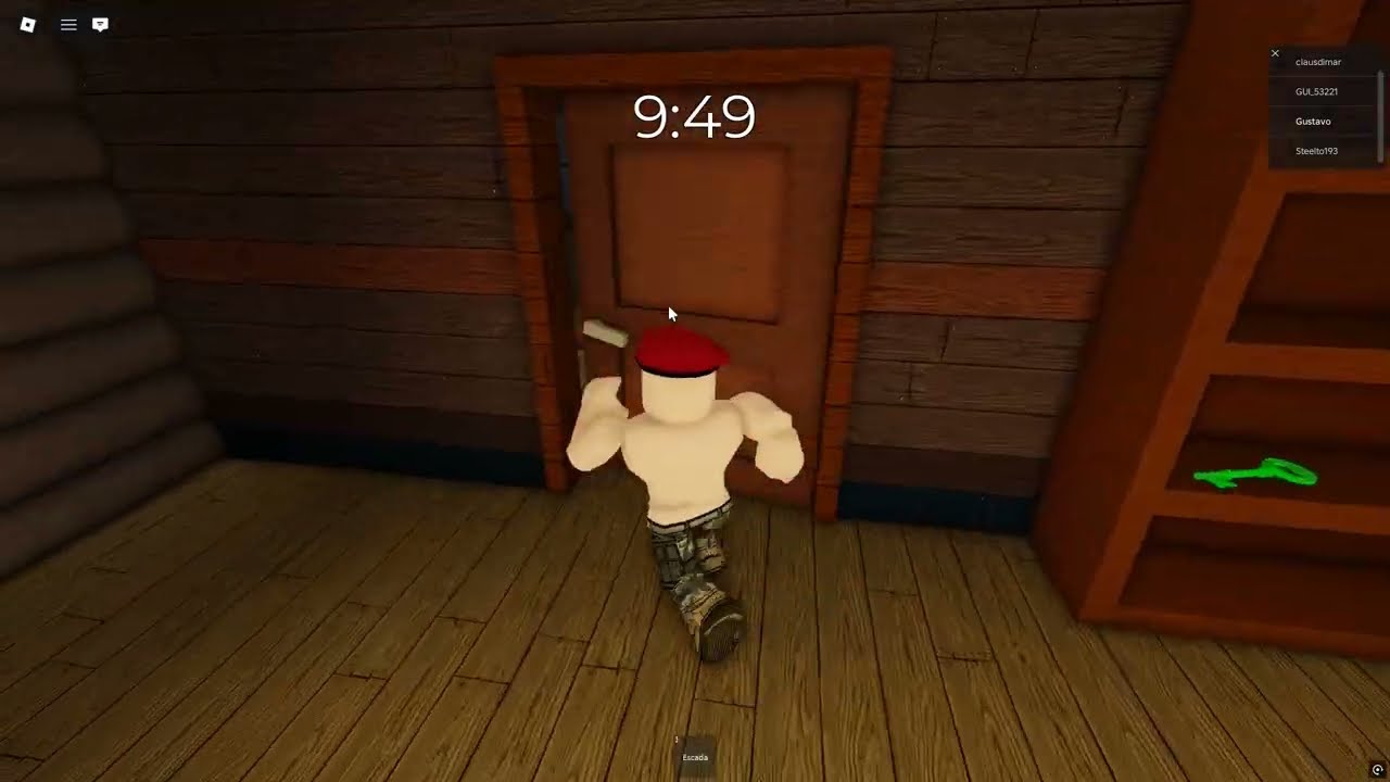 Roblox - o Sobrevivente Soldado, sem a Blusa (Spider)
