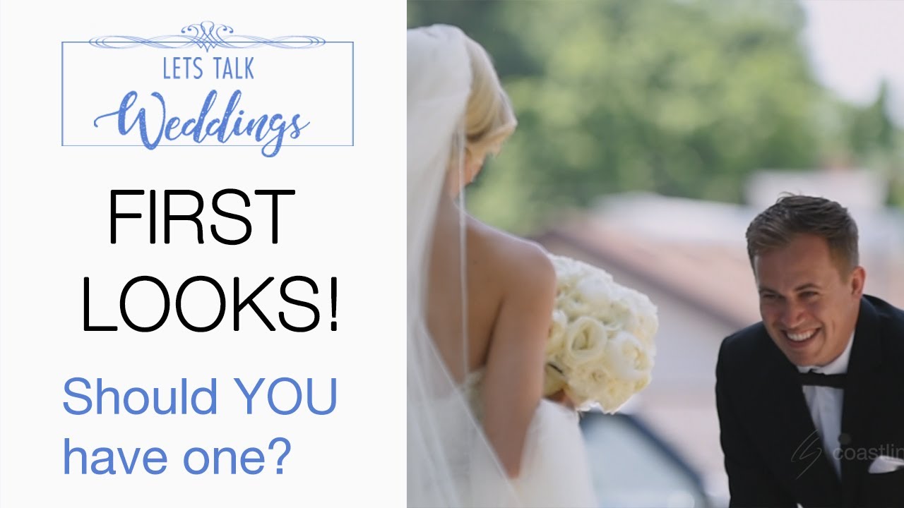 Wedding Day First Look Pros and Cons (Examples on Video!) - Lets Talk Weddings Episode 3