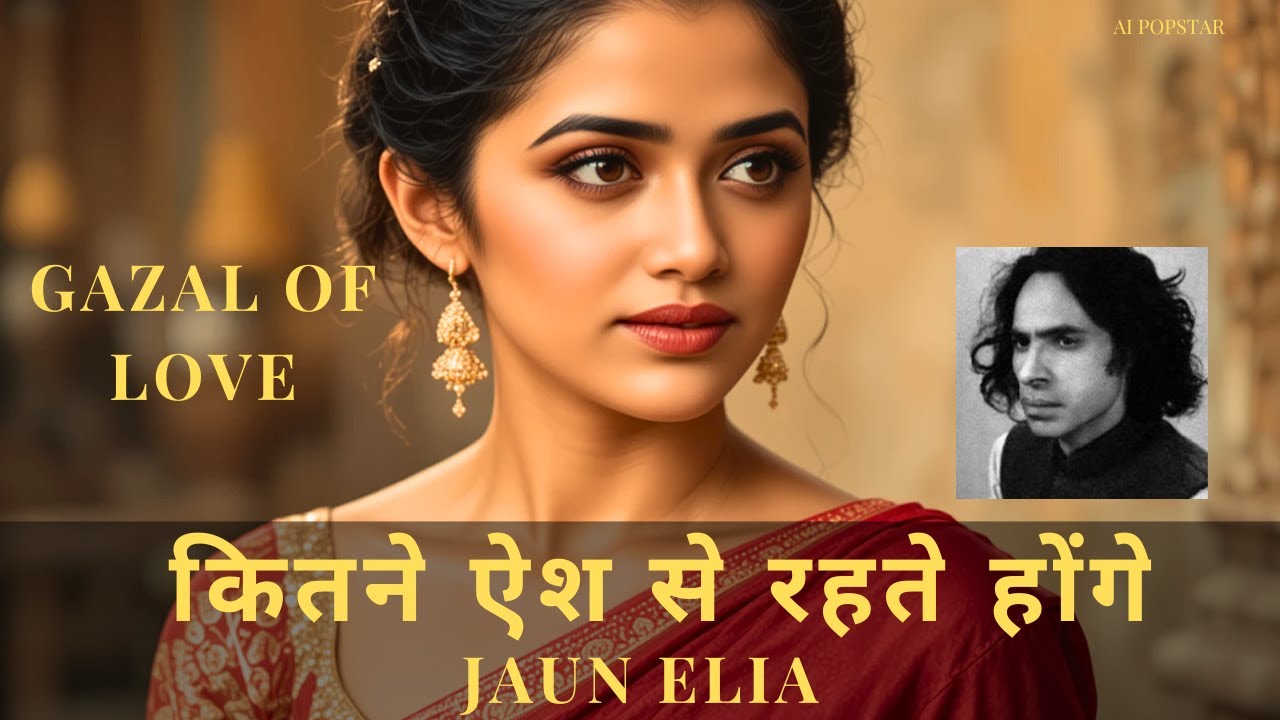 Kitne Aish Se Rehte Honge, Kitne Itrate Honge — A Timeless Ghazal by Jaun Elia | AIPOPStar Exclusive