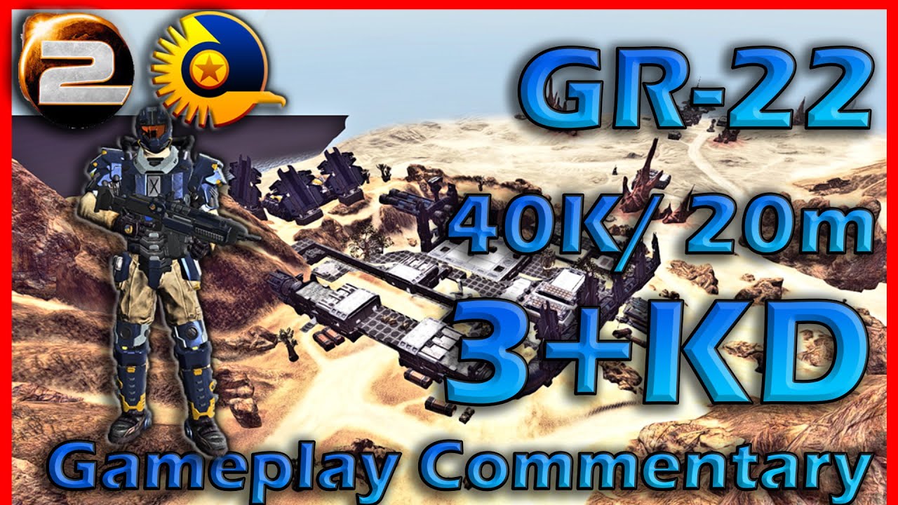 Planetside 2 -- GR-22 Short Gameplay Commentary (#24)  40 Kills / 20m; 3+ KD
